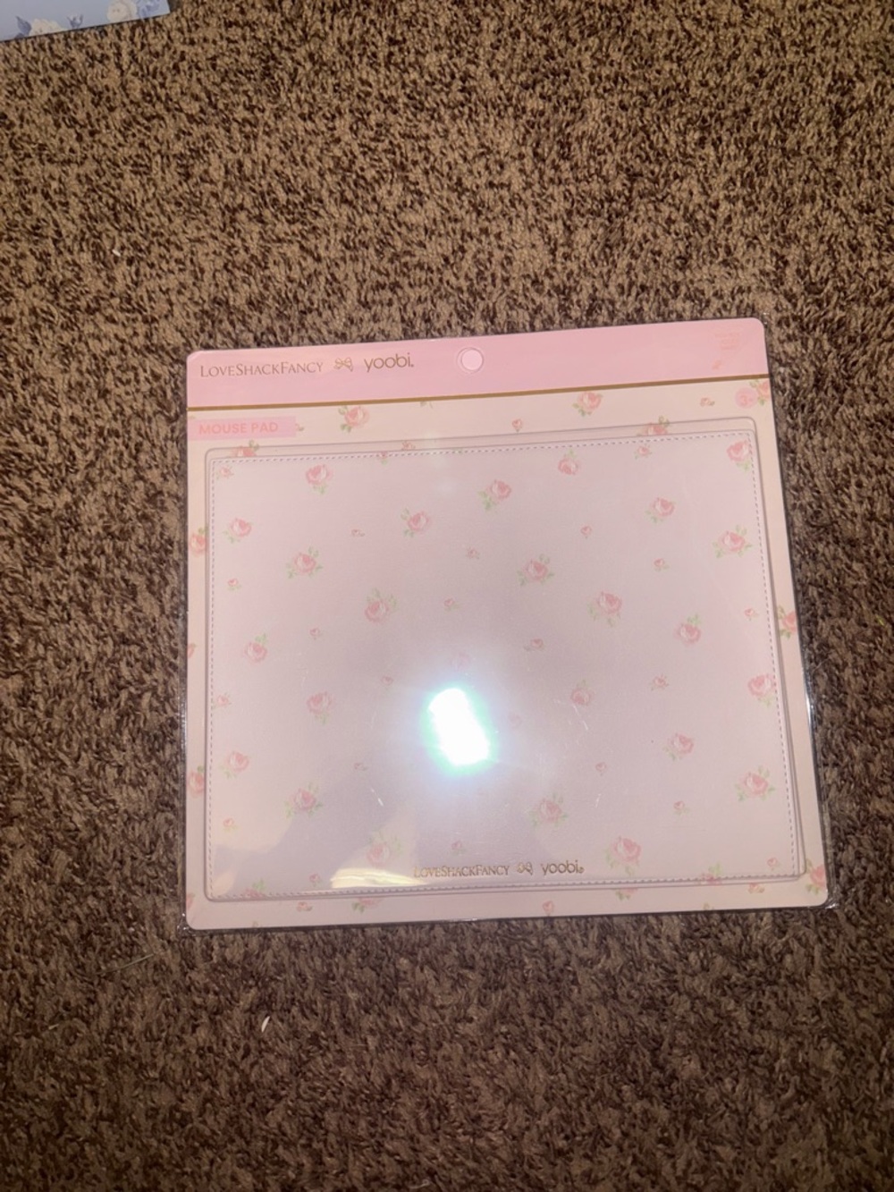 LoveShackFancy x Target Pink Mouse Pad